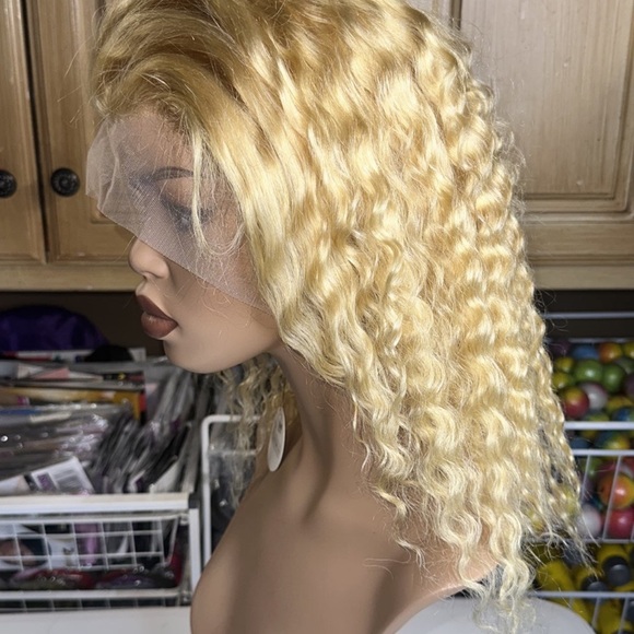 Lot 2107 ❤️NEW 100% Human Hair Lace front wig 13x4 18” - Picture 2 of 6